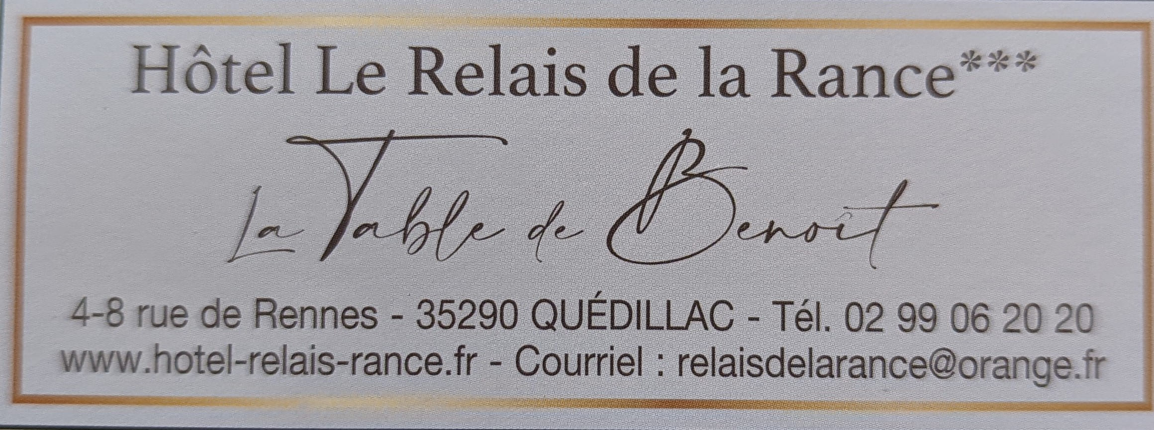 Hôtel Restaurant le Relais de la Rance Quedillac