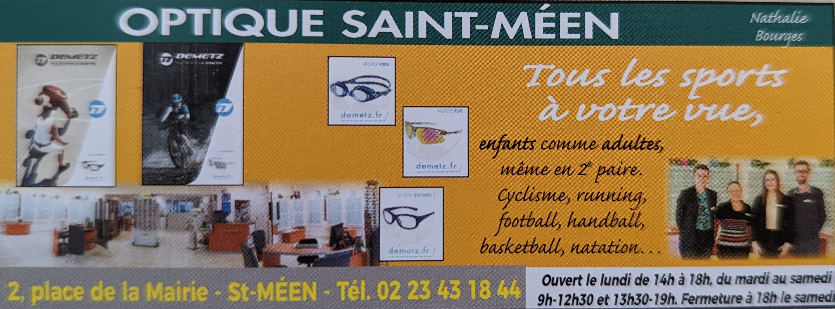Optique Saint Méen le Grand Nathalie Bourges