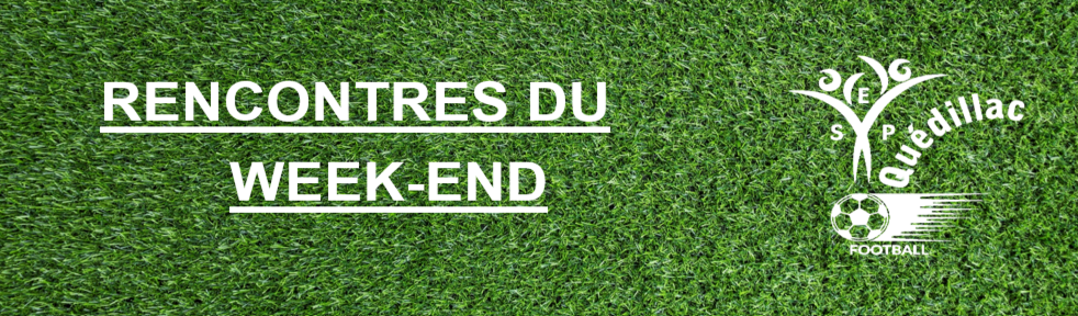 Matchs du week-end pour la SEPQ - SEP Quédillac foot